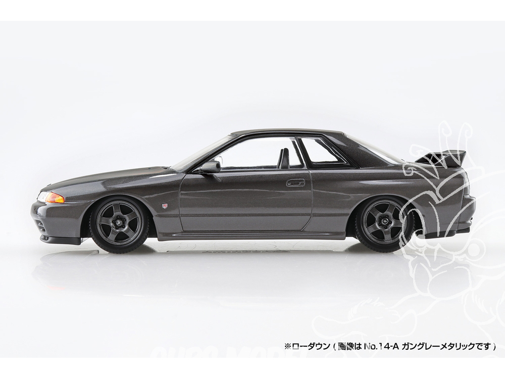 Aoshima 1/32 Snap Kit 15-D Nissan R33 Skyline GT-R Sonic Silver | P-Rex Hobby