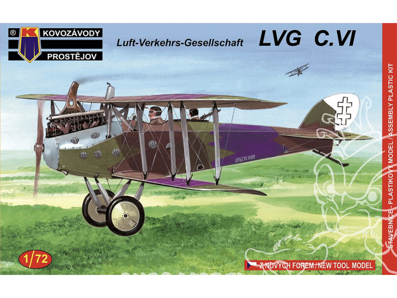 KP Model kit avion KPM0073 LVG C.VI 1/72