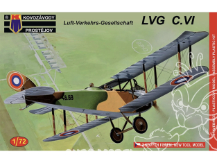 KP Model kit avion KPM0071 LVG C.VI 1/72