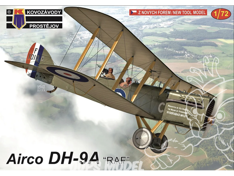 KP Model kit avion KPM0311 Airco DH-9A RAF 1/72