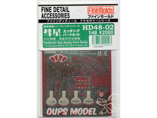 Fine Molds kit d'amélioration HD48-02 Ensemble de pièces de photogravées pour IJN D4Y Judy 1/48