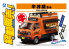 Aoshima maquette voiture 64085 Gyuudon Yatai 1/24