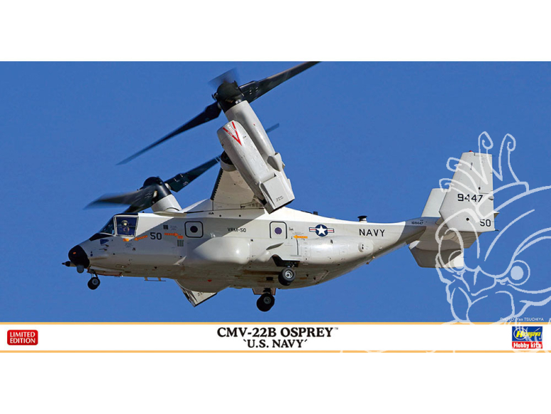 Hasegawa maquette avion 02410 CMV-22B Osprey "US Navy" 1/72