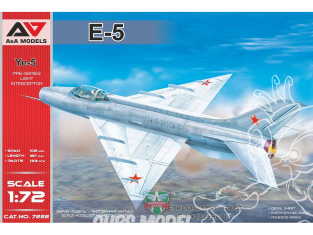 AA Models maquette avion 7222 Ye-5 Pre-series light interceptor 1/72