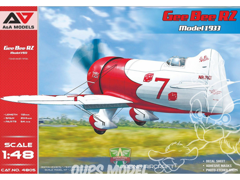 AA Models maquette avion 4805 Gee Bee R2 version 1933 1/48