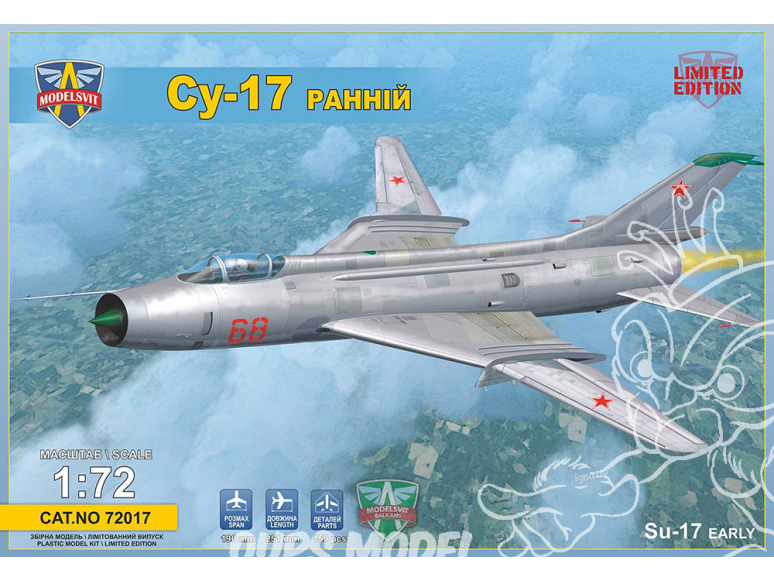 MODELSVIT maquette avion 72017 Sukhoi Su-17 Early version 1/72