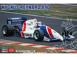 Hasegawa maquette voiture 20590 Kygnus Reynard 89D d'Alesi 1/24