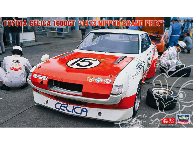 HASEGAWA maquette voiture 20591 Toyota Celica 1600GT "Grand Prix du Japon 1973" 1/24