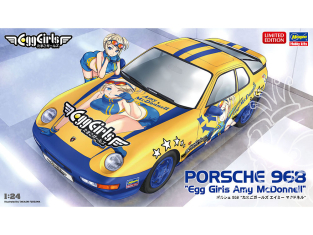 Hasegawa maquette voiture 52338 Porsche 968 "Egg Girls Amy McDonnell" 1/24