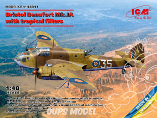 Icm maquette avion 48311 Bristol Beaufort Mk.IA 1/48