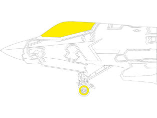 Eduard Express Mask EX921 F-35A Tamiya 1/48