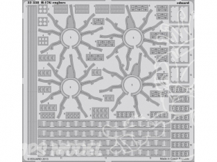 EDUARD photodecoupe avion 32338 Moteur B-17G 1/32