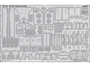 EDUARD photodecoupe avion 32342 Undercarriage B-17G 1/32
