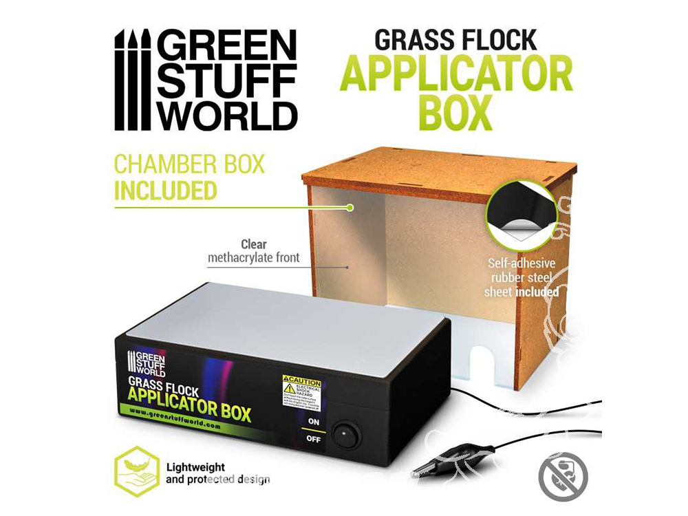 1 Ensemble Kit de flocage d'applicateur d'herbe statique pour la