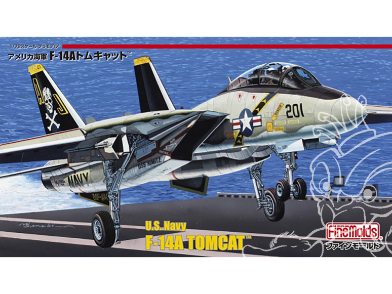 Fine Molds avion FP30 F-14A Tomcat de la marine américaine 1/72