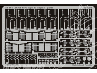 EDUARD photodecoupe avion 32161 Moteur A6M2 Zero Type 21 1/32