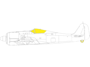 Eduard Express Mask EX939 Focke Wulf Fw 190A-4 Eduard 1/48