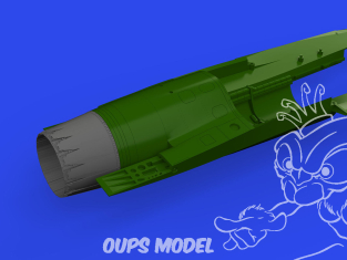 Eduard kit d'amelioration avion brassin Print 648854 Tuyère d'échappement P&W F100 Kinetic 1/48