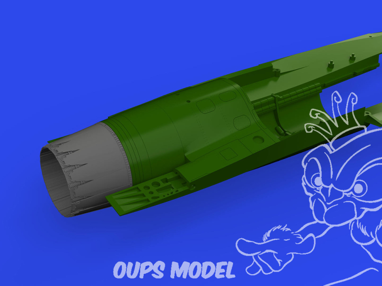 Eduard kit d'amelioration avion brassin Print 648854 Tuyère d'échappement P&W F100 Kinetic 1/48
