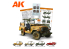 AK interactive ak35003 PICKUP FJ43 AVEC CANON SANS RECUL SPG-9 1/35