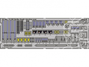 EDUARD photodecoupe avion 32601 Siege ejectable F-15E 1/32