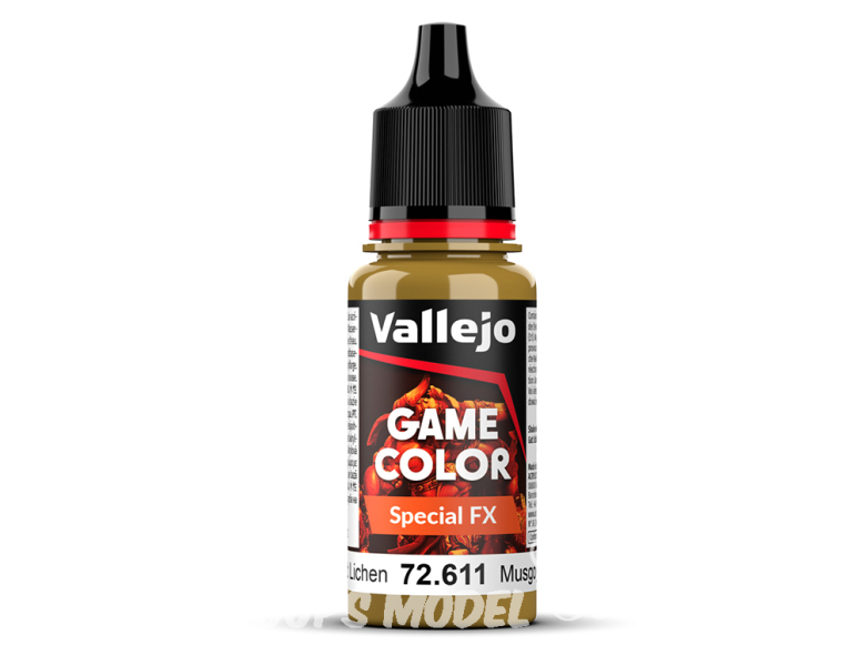 Vallejo Peinture Acrylique Game Color Nouvelle gamme 72611 Special FX Mousse et lichen 17ml