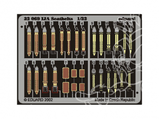 EDUARD photodecoupe avion 32504 Harnais IJA 1/32