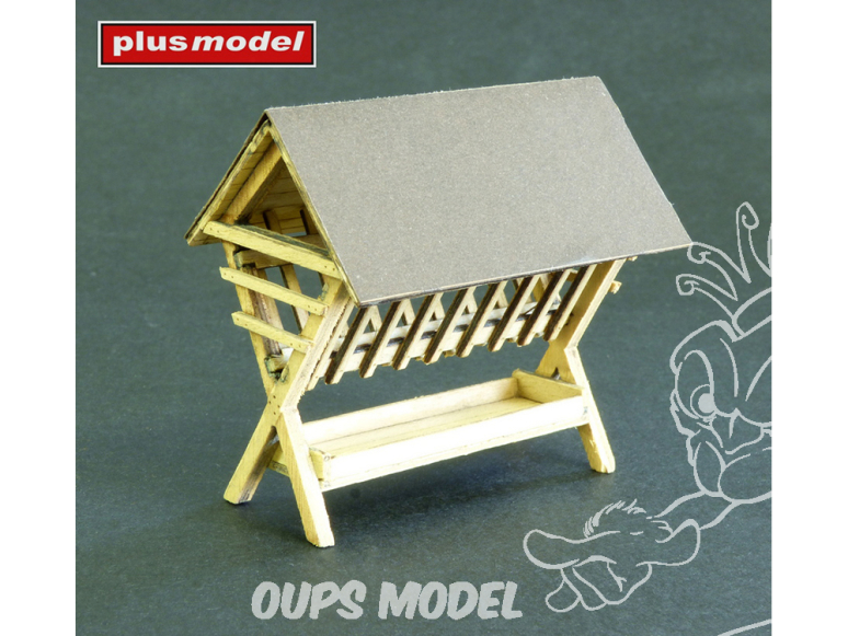 Plus Model 248 Râtelier a foin en bois pour animaux 1/35