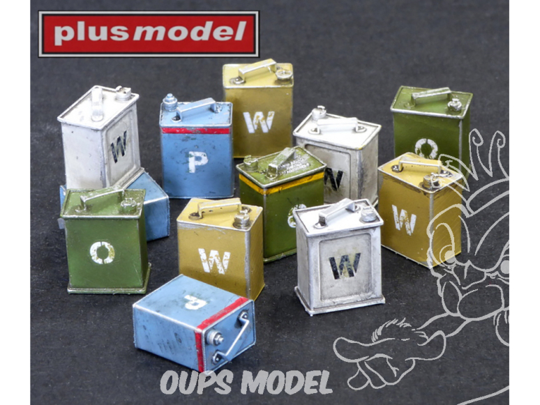 Plus Model Dp3004 Canisters britanniques POW 3D Print 1/35