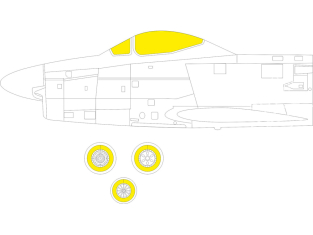 Eduard Express Mask EX941 F-86D TFace Revell 1/48