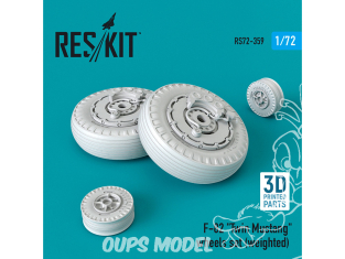 ResKit kit d'amelioration avion RS72-0359 Jeu de roues lesté pour F-82 "Twin Mustang" 1/72