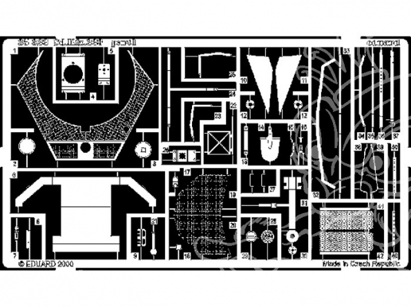 Eduard photodecoupe militaire 35322 Sd.Kfz.223 1/35