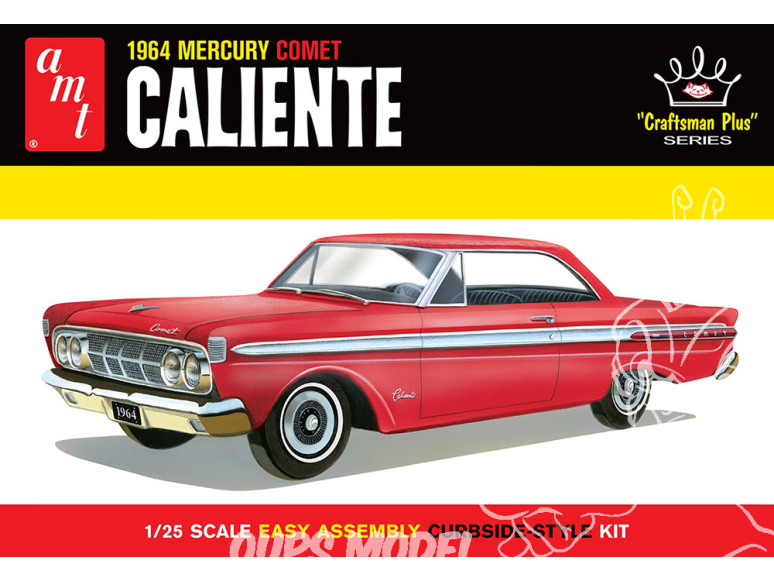 AMT maquette voiture 1334 1964 MERCURY COMET “CRAFTSMAN PLUS SERIES” 1/25