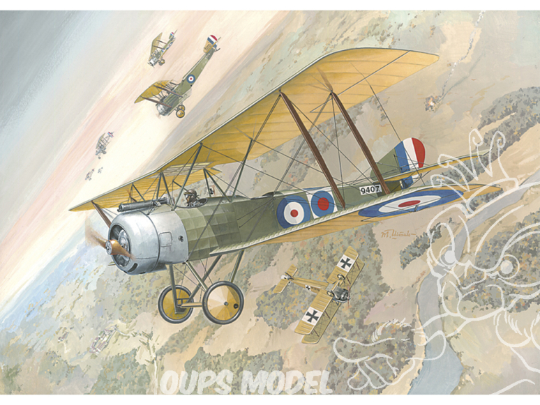 roden maquette avion 635 Sopwith 1 1/2 Strutter 1/32