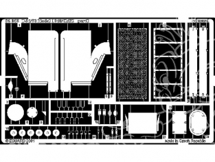 Eduard photodecoupe militaire 35359 T-34/76 Model 1943 ChTZ 1/35