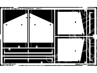 Eduard photodecoupe militaire 35372 Schurzen Stug.III Ausf.G 1/35
