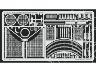 Eduard photodecoupe militaire 35376 King Tiger Porsche 1/35