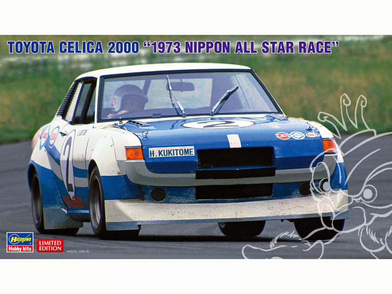 HASEGAWA maquette voiture 20620 Toyota Celica 2000 "1973 Japan All-Star Race" 1/24