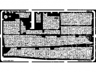 Eduard photodecoupe militaire 35380 Sturmtiger Zimmerit 1/35