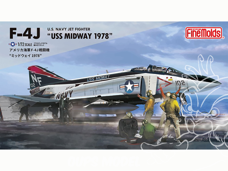 Fine Molds avion 72743 F-4J de la marine américaine USS Midway 1978 1/72