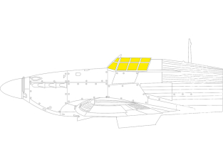 Eduard Express Mask EX959 Hurricane Mk.I TFace Hobby Boss 1/48