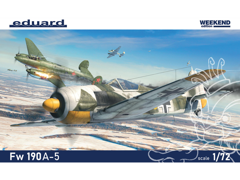 EDUARD maquette avion 7470 Focke Wulf Fw 190A-5 WeekEnd Edition 1/72