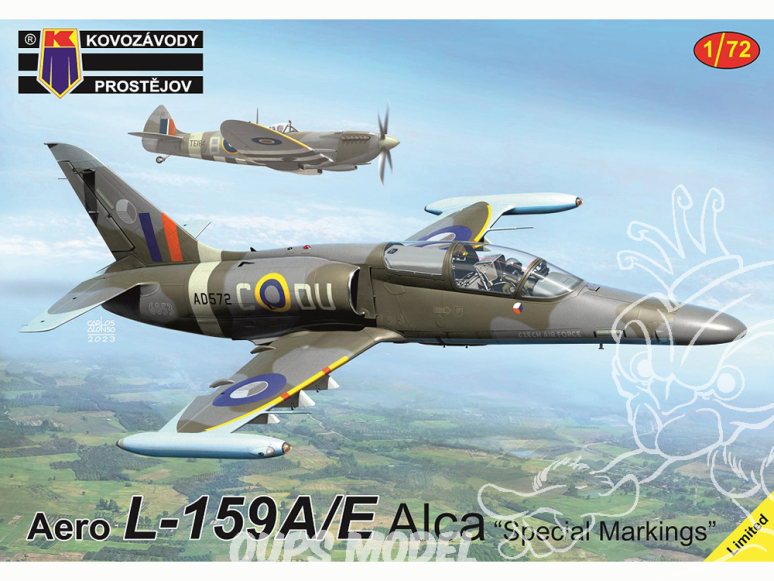 KP Model kit avion KPM0386 Aero L-159A/E ALCA Marquages spéciaux 1/72