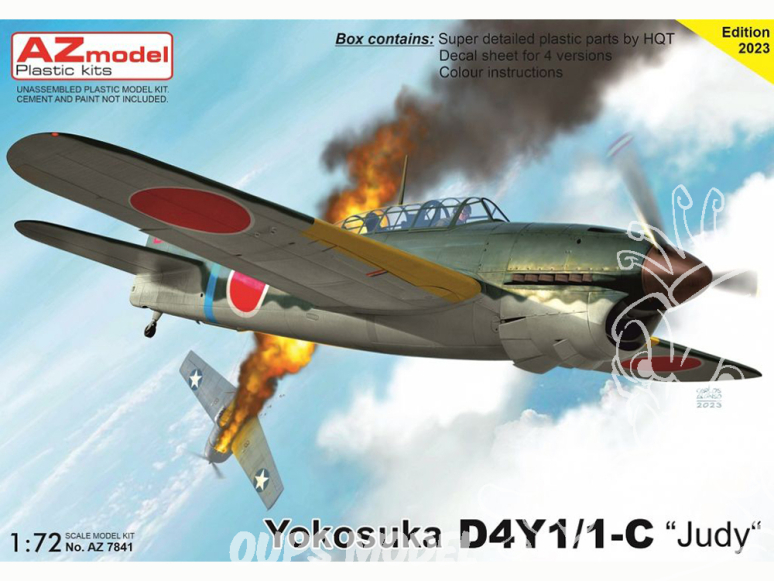 AZ Model Kit avion AZ7841 Yokosuka D4Y1/1-C Judy 1/72