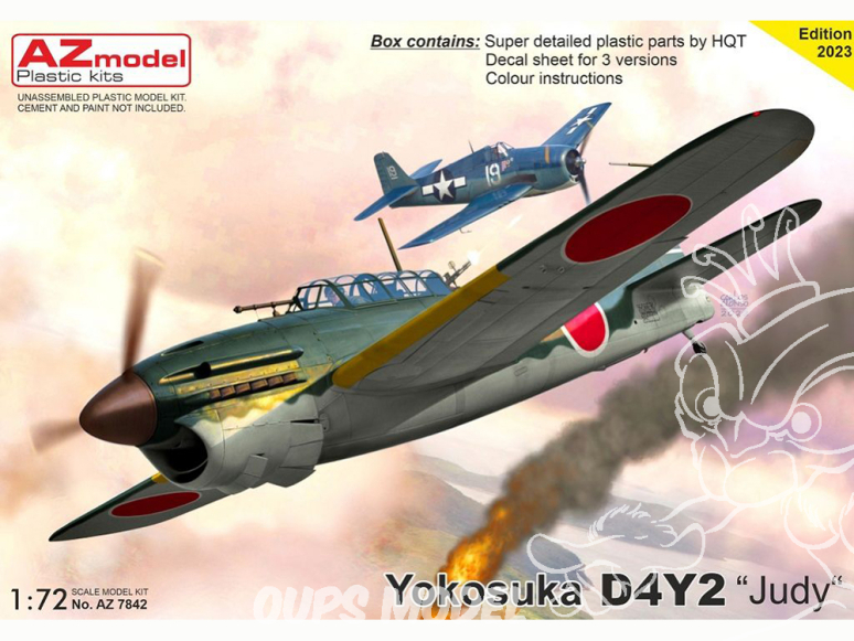 AZ Model Kit avion AZ7842 Yokosuka D4Y2 Judy 1/72