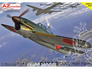 AZ Model Kit avion AZ7843 Yokosuka D4Y2-S Judy Version de chasse de nuit 1/72