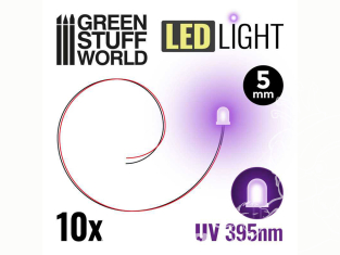 Green Stuff 511900 Lumières LED 5mm ULTRAVIOLET