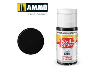 MIG peinture acrylique Rail Center R-0002 Noir moteur 15ml