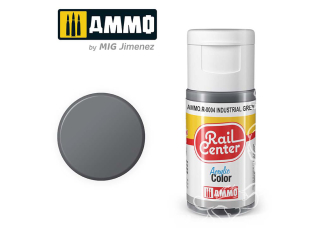 MIG peinture acrylique Rail Center R-0004 Gris industriel 15ml