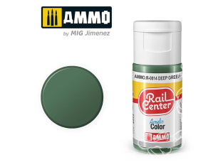 MIG peinture acrylique Rail Center R-0014 Vert profond 15ml